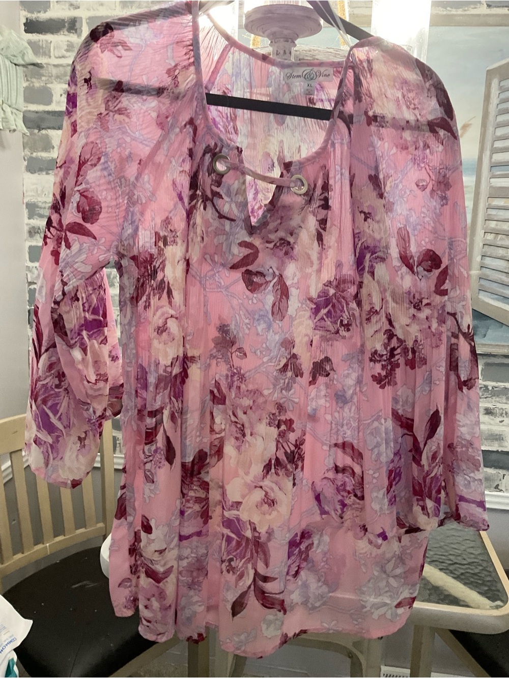 Lucious Pink Floral Top